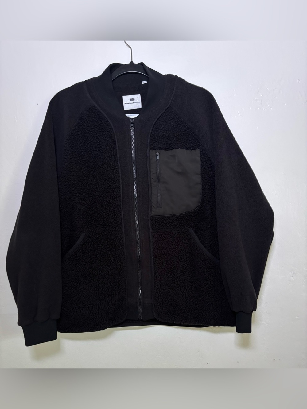 Uniqlo x White Mountaineering Fleece Oversized Longsleeve Jacket Size S